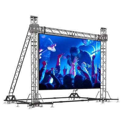 Slim Lightweight Rental Outdoor Led Display 1R1G1B1W SMD1921 Led Screen Na wynajem