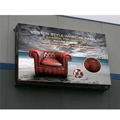 40000 kropek/m2 zewnętrzny panel wyświetleniowy LED 3 w 1 1R1G1B piksele do reklamy
