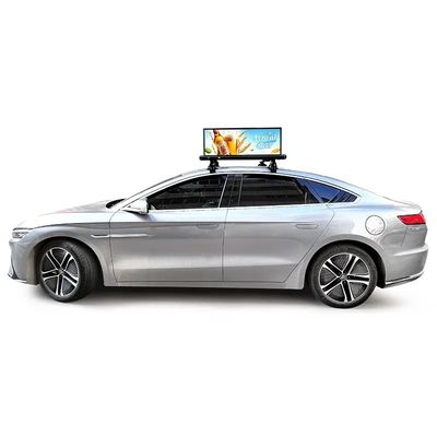Jasność Ekran reklamowy zewnętrzny LED 3-w-1 Pixel Car Top Display