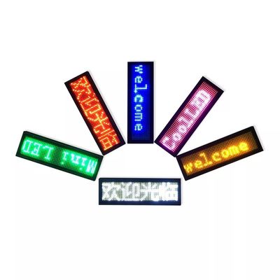 5V 0,5A LED wyświetlacz odznaki nazwy z sterowaniem Bluetooth 7-10 godzin