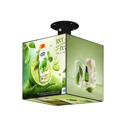 Wnętrze IP31 Żelazna szafa Komercyjny wyświetlacz LED 3D Kubek Led Screen Wifi Control