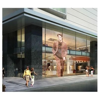 Pełnokolorowy elastyczny przezroczysty ekran LED Reklama Led Display Niestandardowy rozmiar
